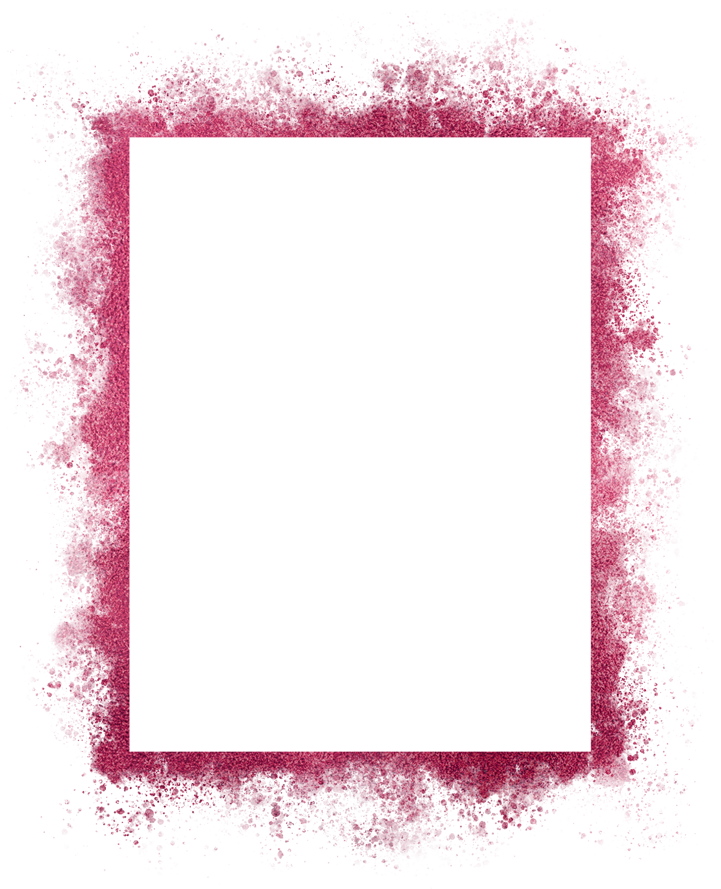 Pink Watercolor Frame